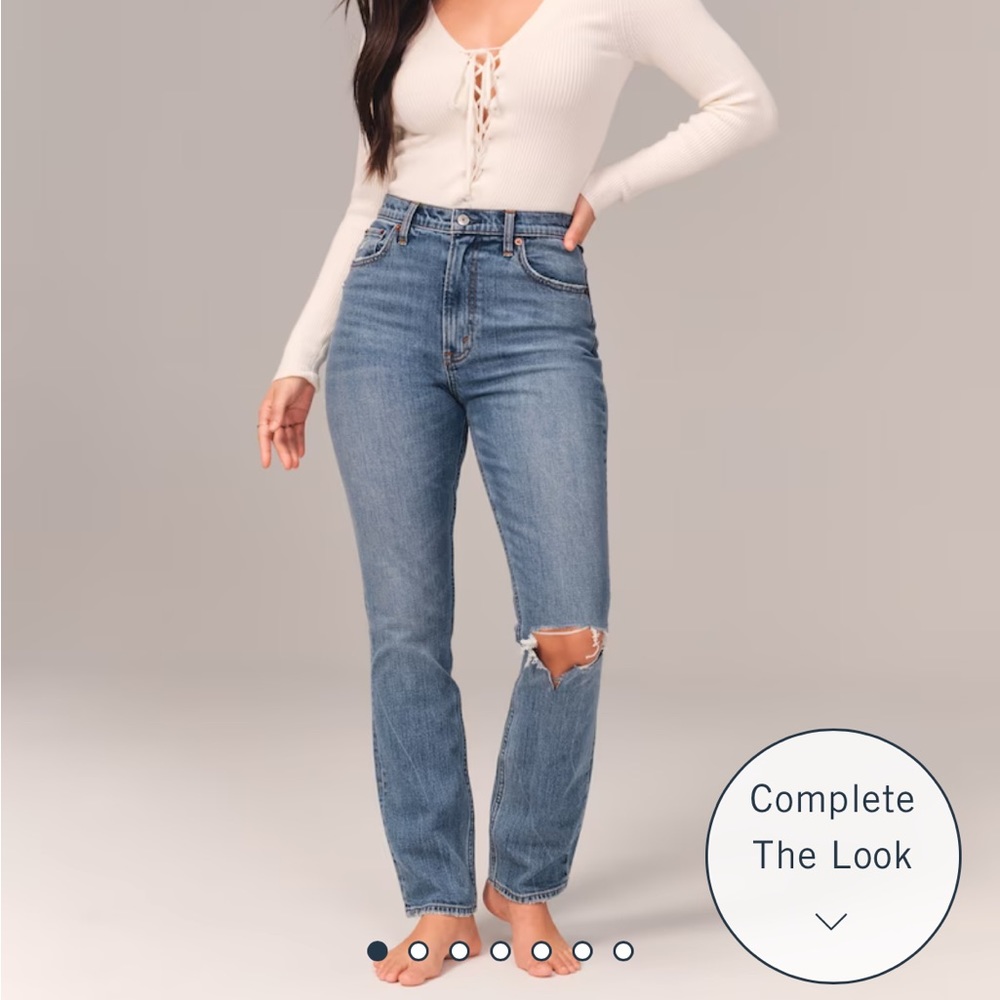 AB. & FITCH, 2L Curve Love Jeans, 90s Straight